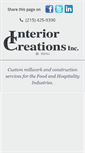 Mobile Screenshot of interiorcreationsinc.com